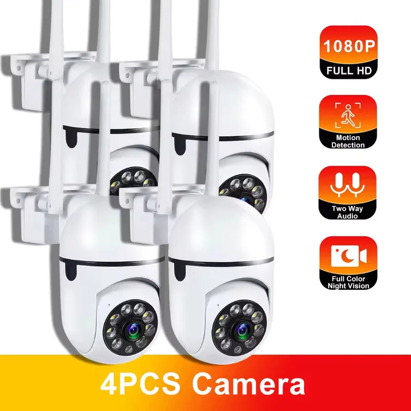 

5G 1080P Cameras Wifi Video Surveillance IP Outdoor Security Protection Monitor 4.0X Zoom Home Wireless Track Alarm Waterproof