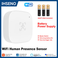 IHSENO Tuya WIFI Human Presence Sensor Smart Human Body Sensor 24G Radar Detector Motion Sensors Support Tuya Smart Life