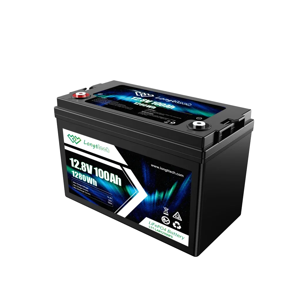 Fast Delivery 12V 100Ah 200Ah 300Ah LiFePO4 with BMS LED Display Solar System for RV Electric Boat Golf Chart