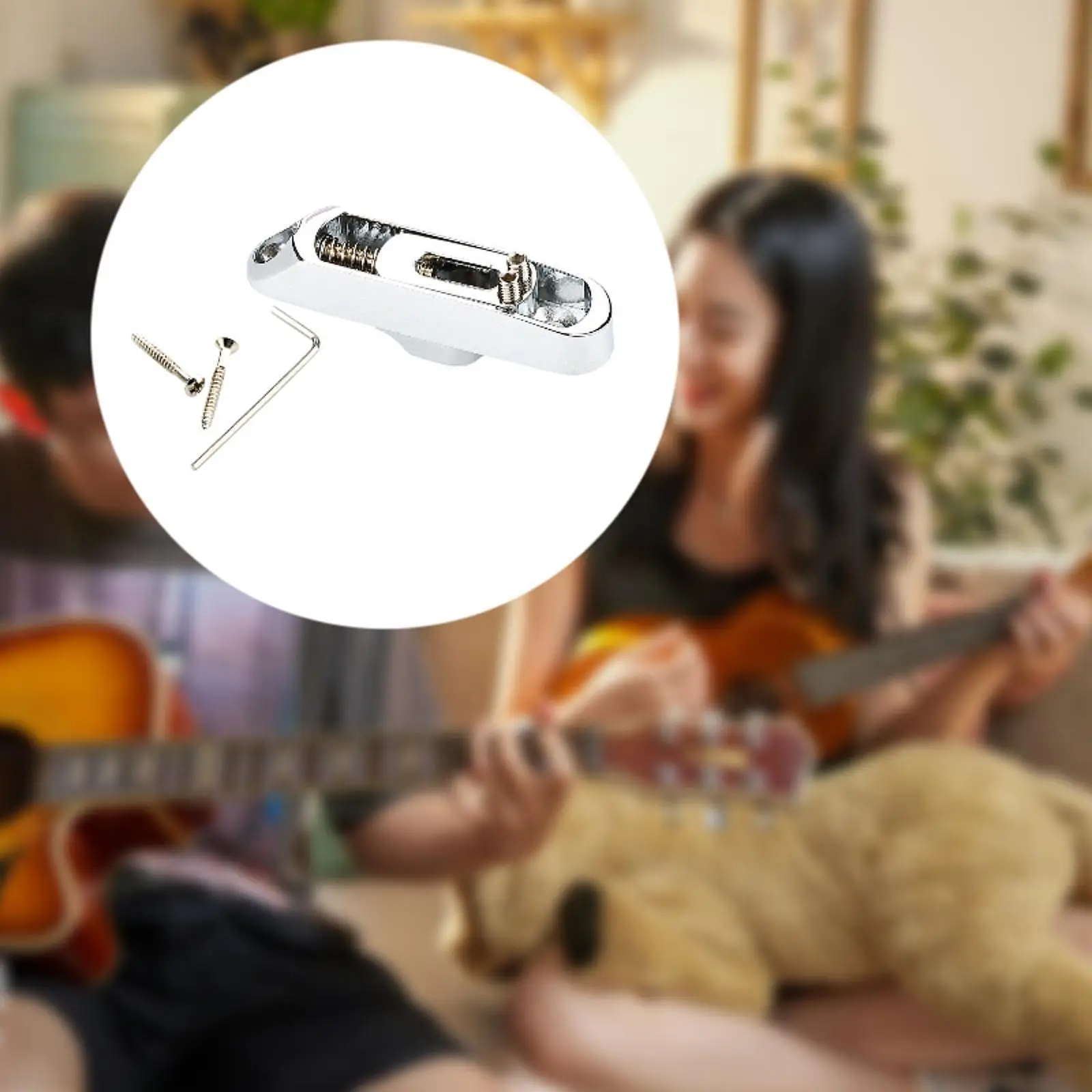 Electric Guitar Bridge Professional Tailpiece for Exercise Performance