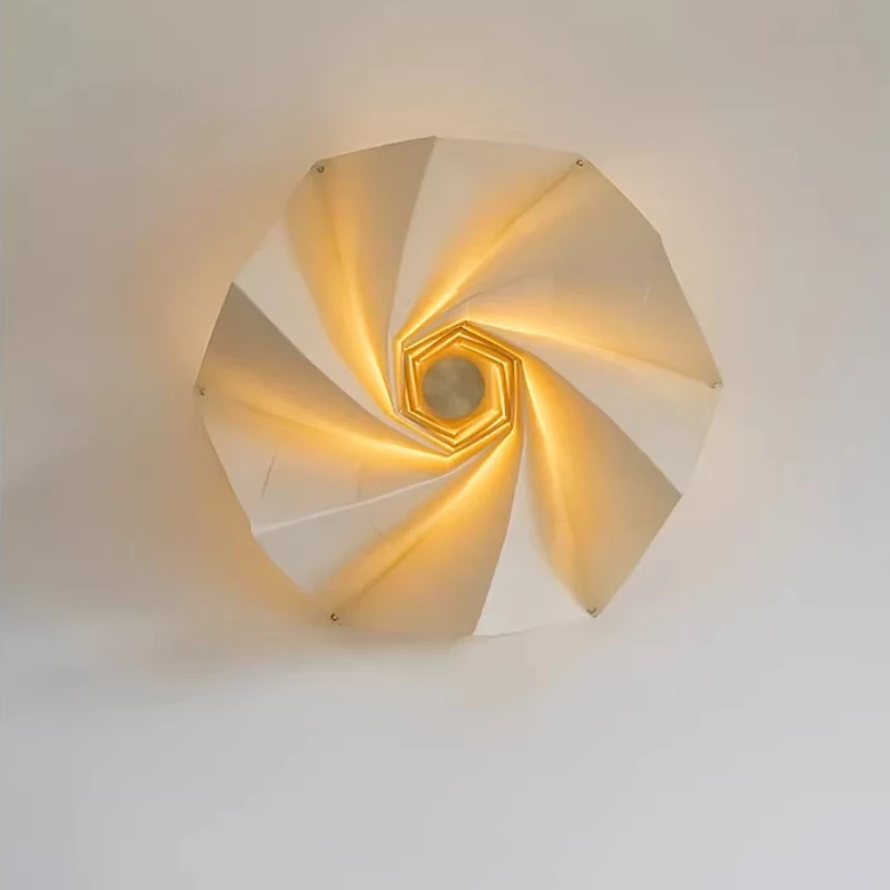 

Italian Designer Wall Lamp Petals Can Rotate and Bloom LED Wall Sconces Parlor Exhibition Lobby Creative Home Decoration Fixture