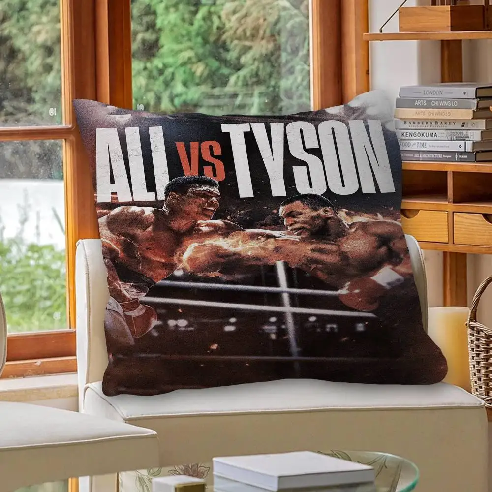 Boxer Mike Tyson M-Muhammad Ali Maple Design Cushion Cover Happy Autumn Harvest decor Holiday Decorati Pillow Cover