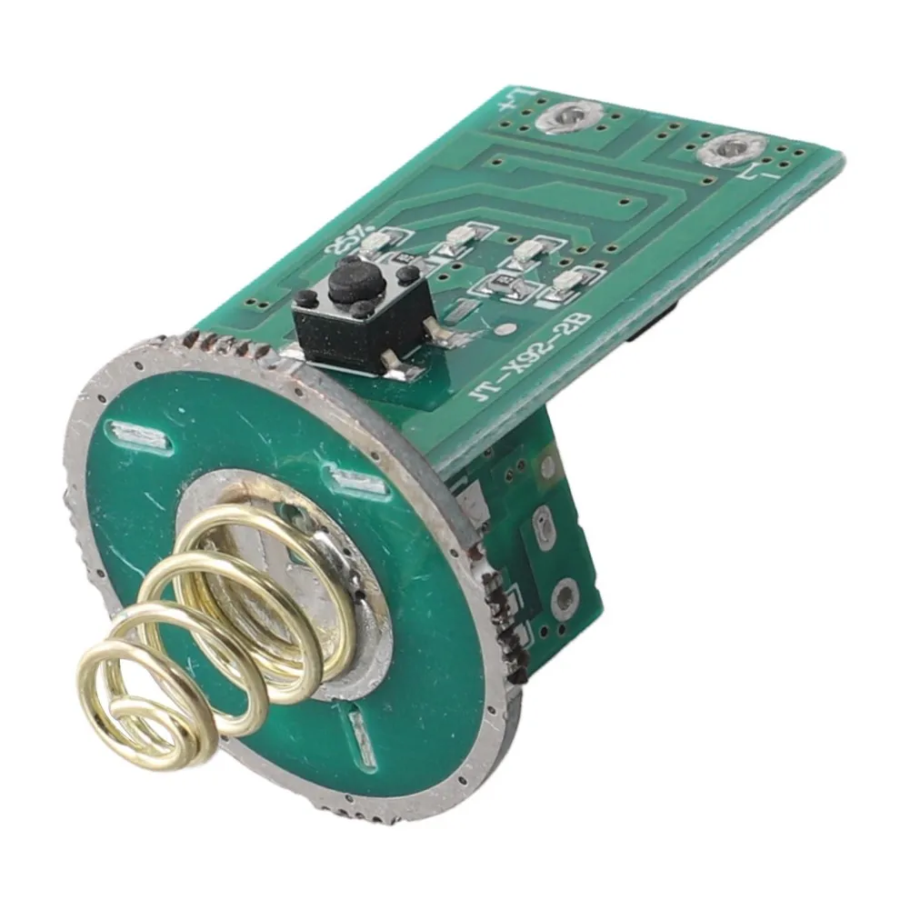 Green PCB Driver Board 24.5mm Diameter For 15-20W LED Flashlight 6-7.2V Output Circuit Module With Type C Charging Port