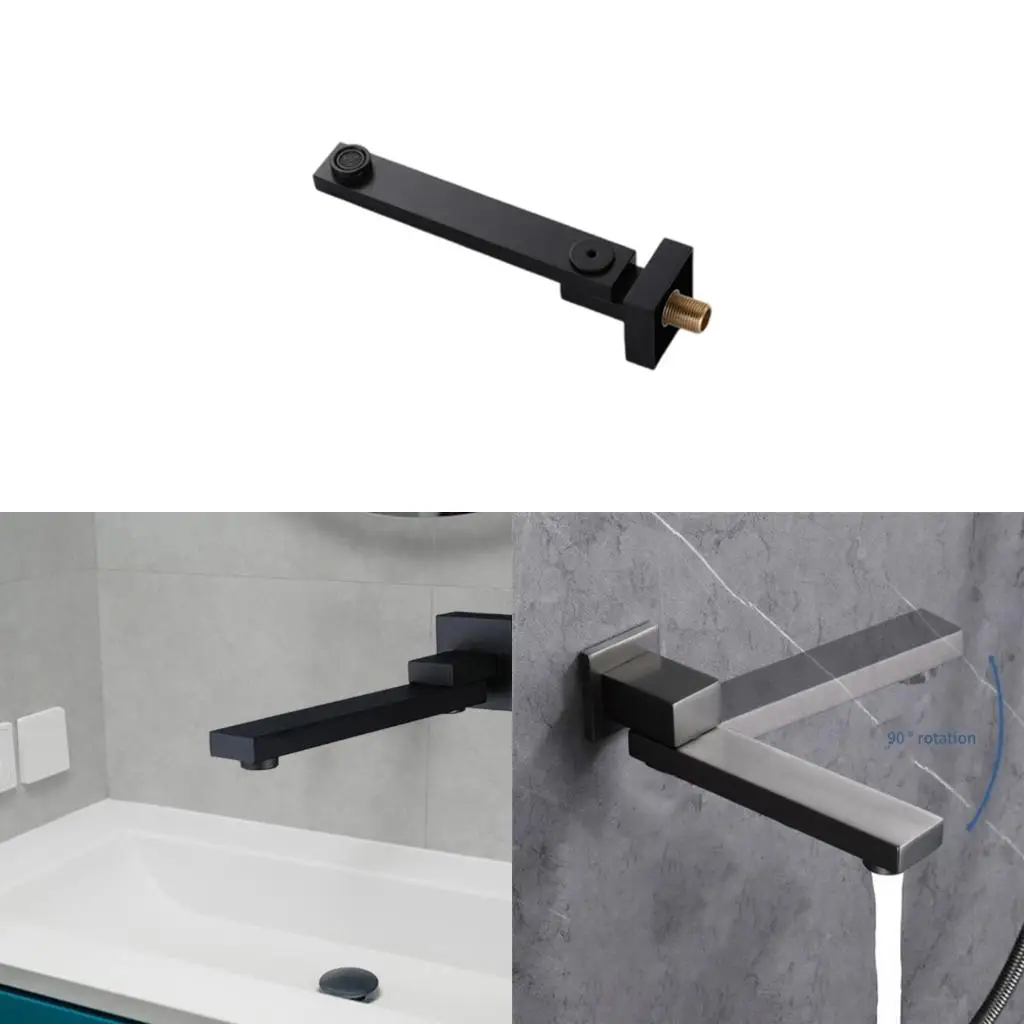

Concealed Mount Rotating Bathroom Fixture Stainless Steel Bathtubs Spouts