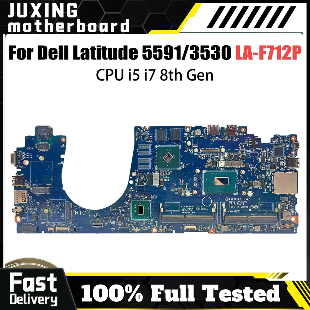 

LA-F712P для DELL Latitude Precision Latitude 5591 3530 LA-F712P, материнская плата i3 i5 i7, материнская плата для ноутбука