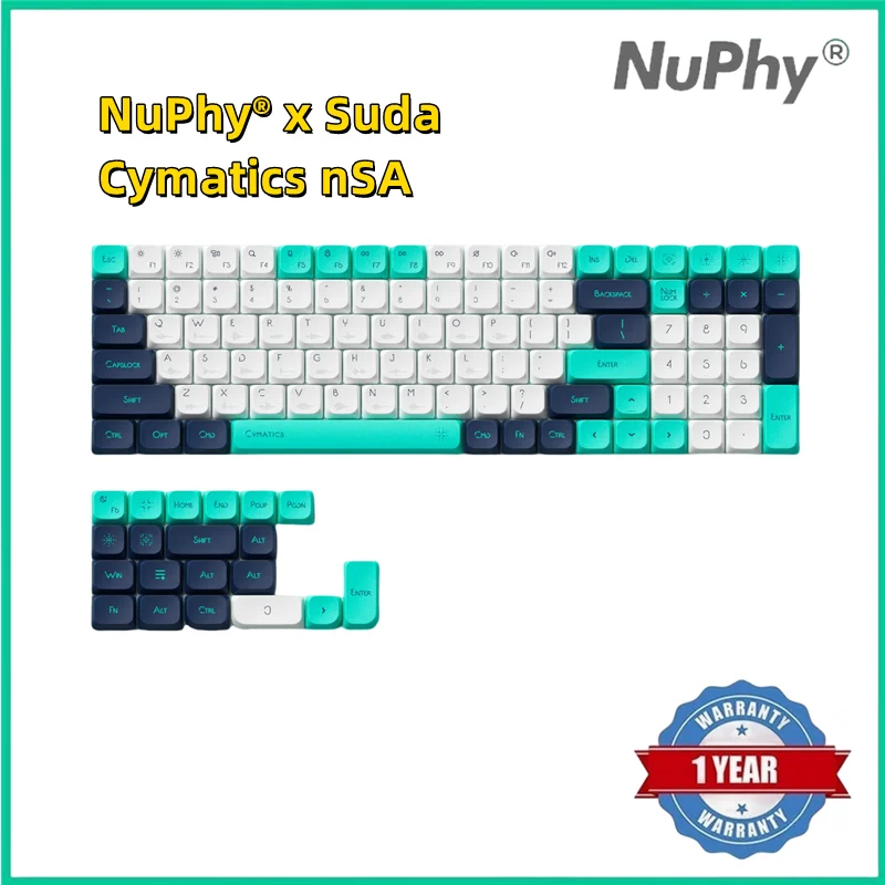 NuPhy® x Suda Cymatics nSA Dye-sub PBT Keycaps Edition Bright / Dark