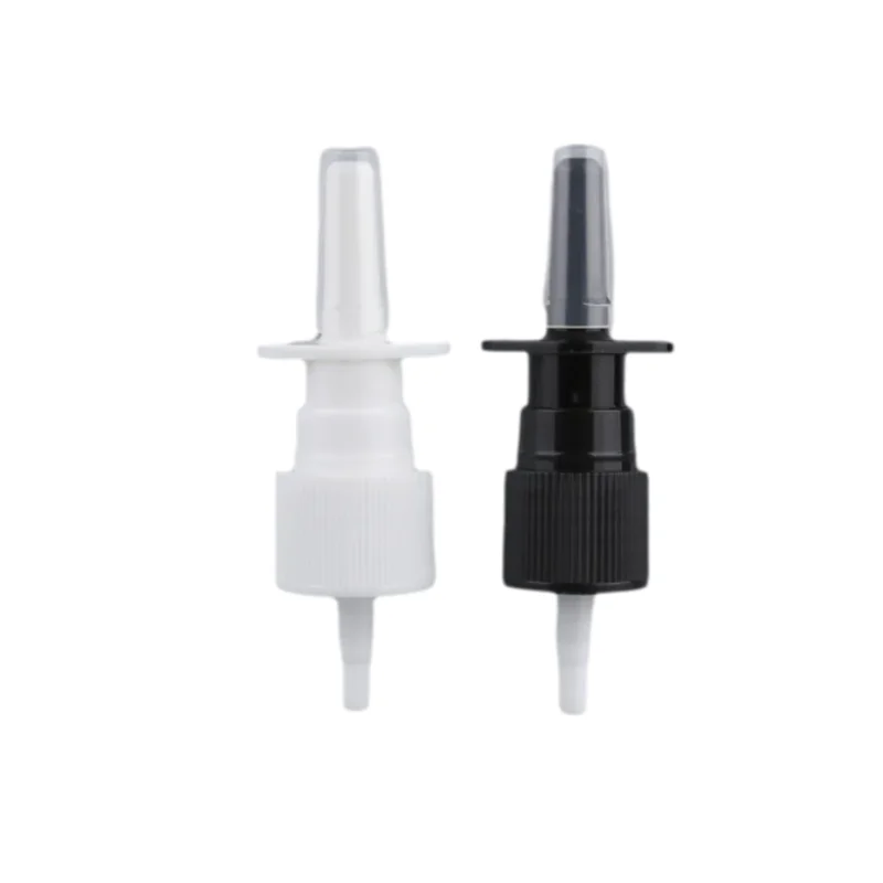 Botellas Vacías de plástico, pulverizador Nasal reutilizable, color blanco, transparente, ámbar, 10ml, 15ml, 20ml, 30 ml, 50ml, 0,5 oz, 1oz, 5