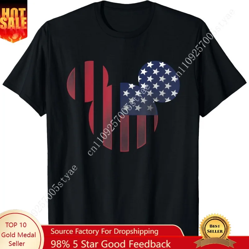 

Disney Mickey Mouse Americana Ears Shape T-Shirt