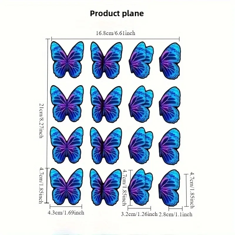2D-наклейка на плоский мотоциклетный шлем — 16-х предметная наклейка на обод велосипеда, защитная наклейка высокой видимости для шоссейных велосипедов, 2D-плоская