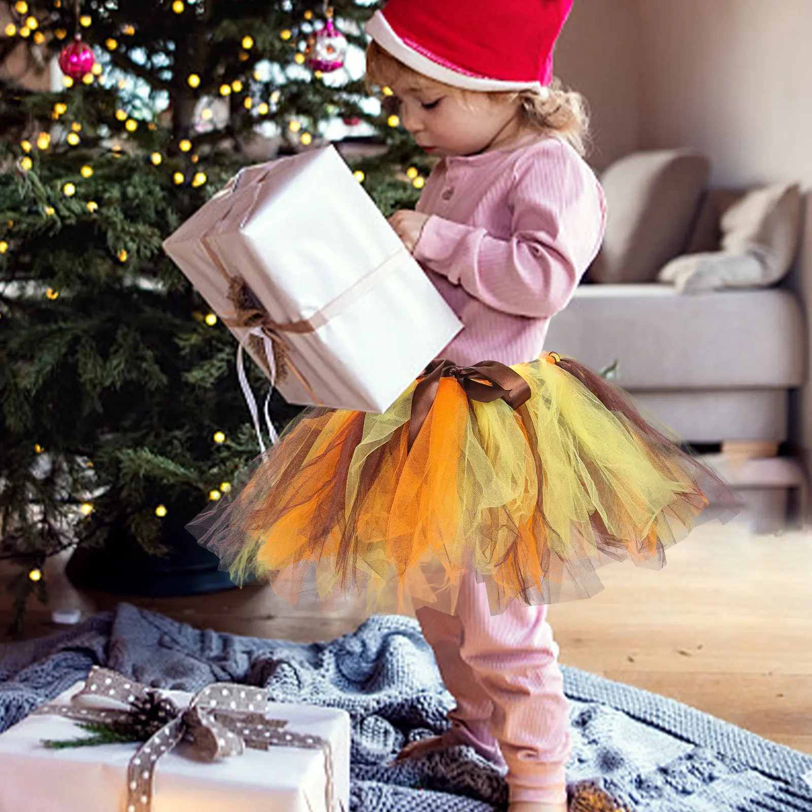 

Комплект: Платье принцессы для девочек, юбка-пачка с повязкой на голову в виде льва, костюм для Хэллоуина, праздничный наряд для дня рождения, маскарадный костюм