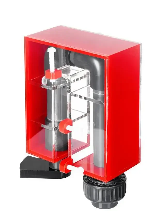 Marine Source Red Black Overflow Box Companion Acrylic Fish Tank Circulating Water Pump Return Box Connection Box