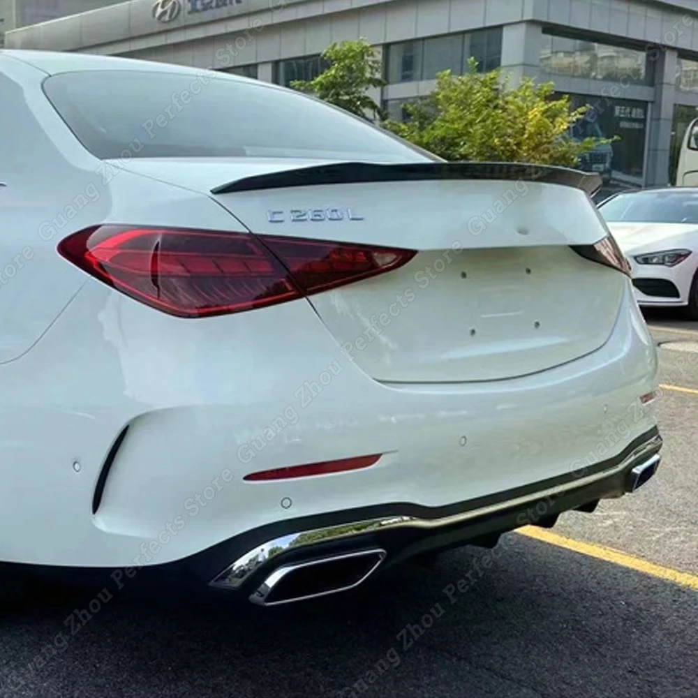 For Mercedes Benz C Class W206 AMG 2022-2023+ Rear Spoiler Wing Tail High-performanc Air Dam Styling Tuning Accessories Refit