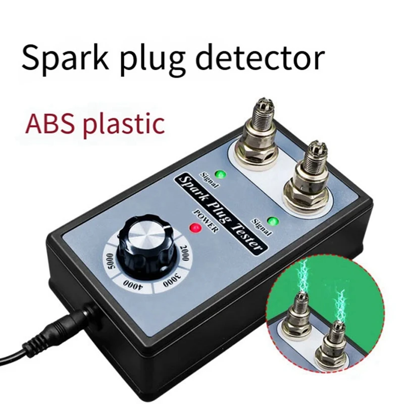 Double Hole Spark Plug Tester Ignition Plug Analyzer 110V 220V To 12V Car Motorcycle For  For BMW Detector EU US Plug