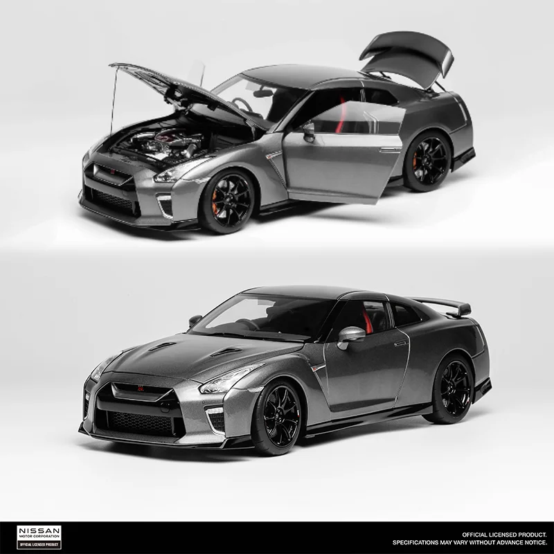 جديد في المخزون Motorhelix 1:18 Gtr R35 Tspec محاكاة سبيكة مصغرة يموت الصب افتتاح كامل نموذج سيارة ألعاب مخصصة الهدايا حلية