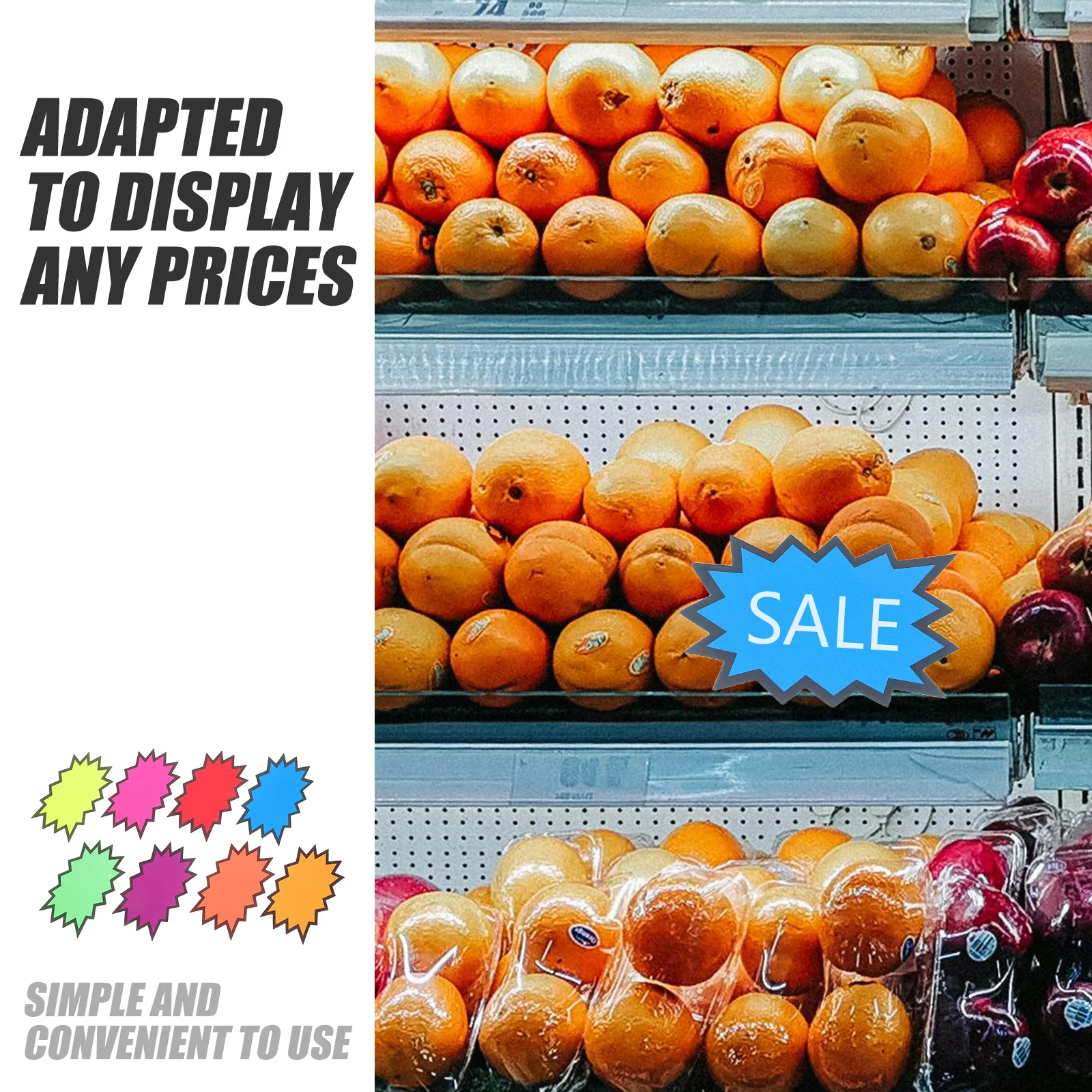 

160 шт. флуоресцентные бирки для распродажи, неоновые этикетки с высокой видимостью, водонепроницаемые многоразовые розничные магазины, товары для супермаркетов