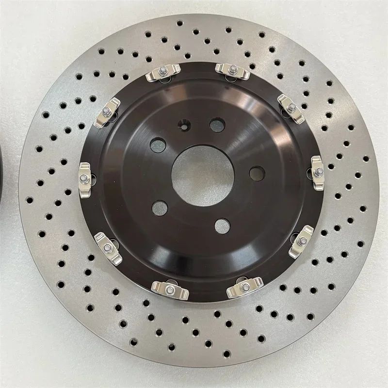 Jekit New Auto Brake Disc 380 X 36mm D70 Black Anodised Floating Front Disc Pair for RS5 B9 Model Land Cruiser 200 Rear