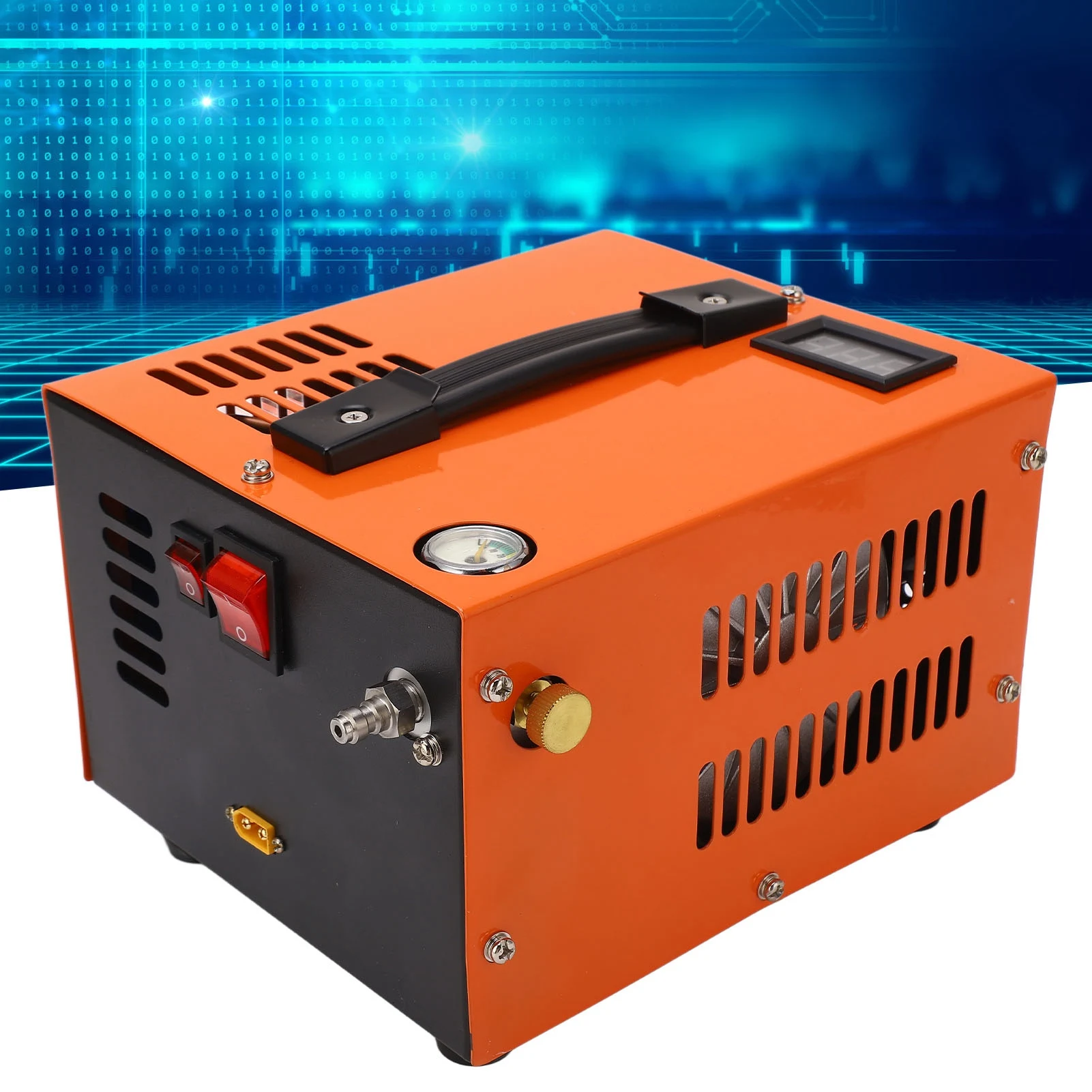 

Air Compressor Car Air Pump PCP Air Compressor High Pressure Air Gun Pump Built in Power Converter 12V for Car PCP Compressor