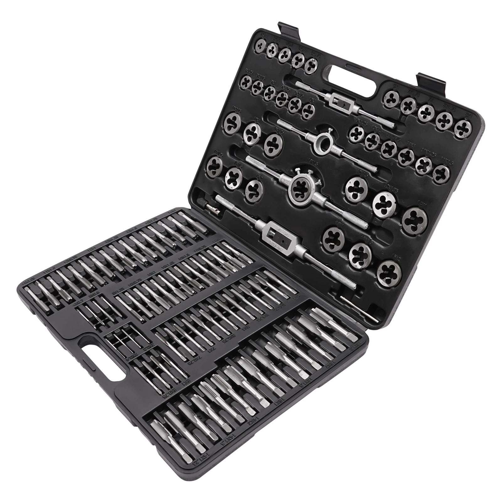 Leichtes Fadenschneider-Set, 110-teilig, Seidenkegelplatte, Zahnriemen, gratfrei, mit rostbeständiger Kunststoffbox zur Reparatur beschädigter – Detail 7