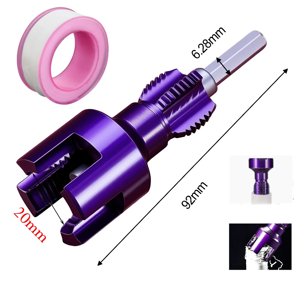 20mm PPR Water Pipe Threader Internal External Thread Integrated Die For Pipe Cutting Tool Plumbing Repair Accessories
