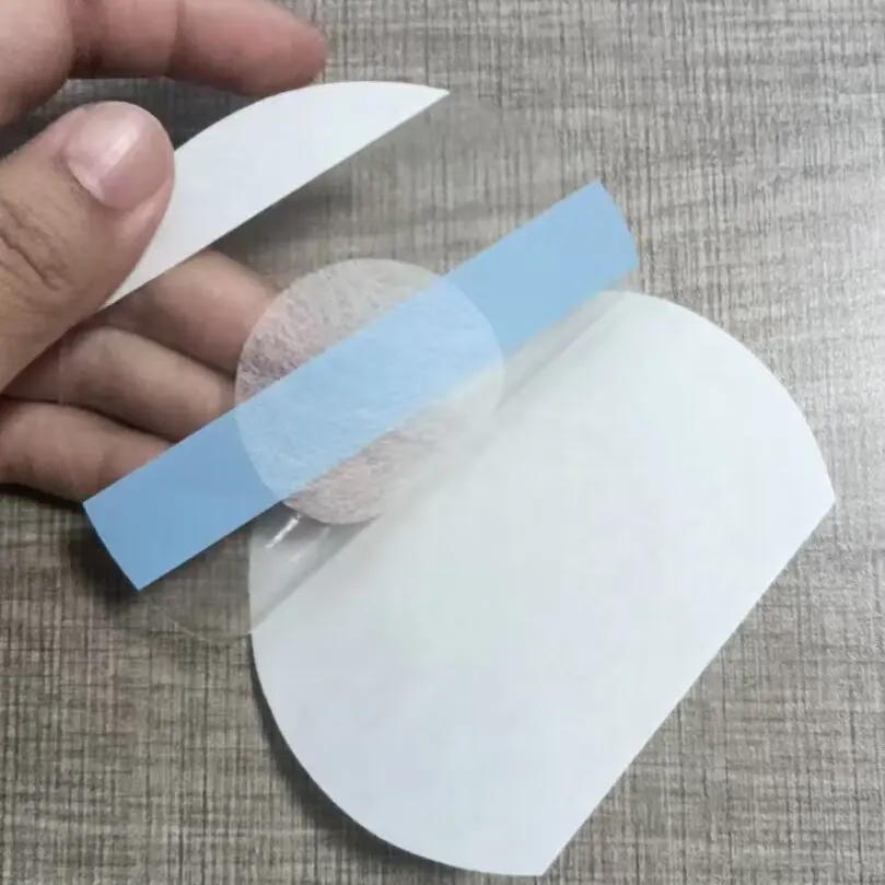 100pcs,Skin Friendly CGM Sensor Adhesive Patch, Transparent Glucose Monitor Securing Sticker