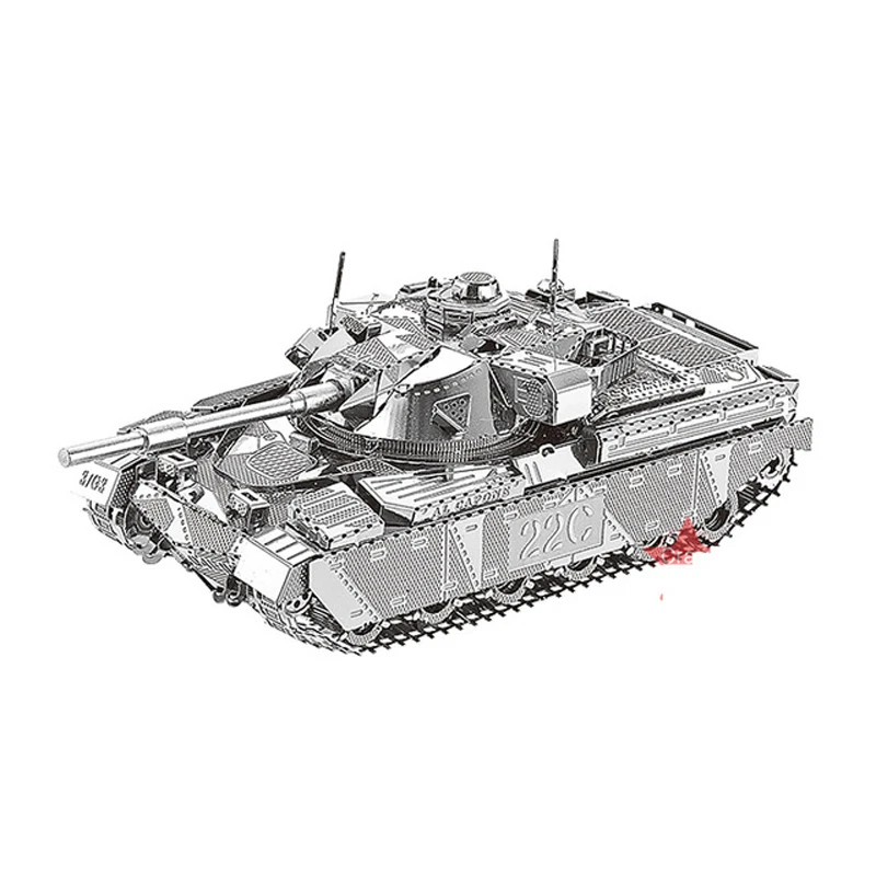 

Warship 3D Metal Puzzle Chieftain Tank MK50 model KITS Assemble Jigsaw Puzzle Gift Toys For Children