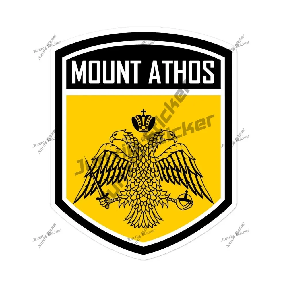 

Mount Athos Flag Emblem Sticker Cover Scratches Accessories Exterior Motorsport Racing Rally Decoration Decal Bumper Window Pvc