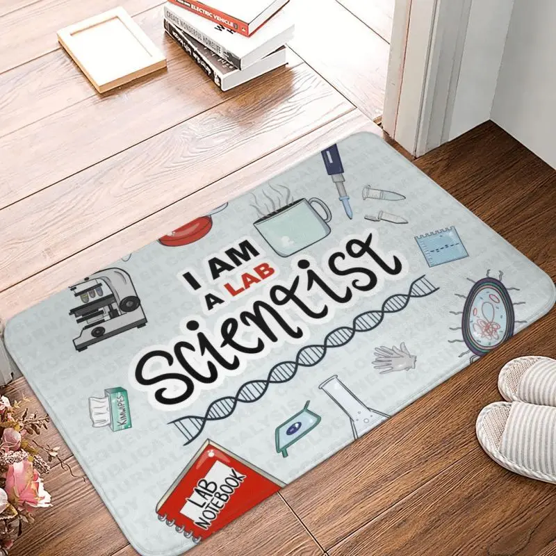 I Am A Scientist Front Door Floor Entrance Mat Outdoor Science Physics Chemistry Biology Bathroom Kitchen Doormat Carpet Rug