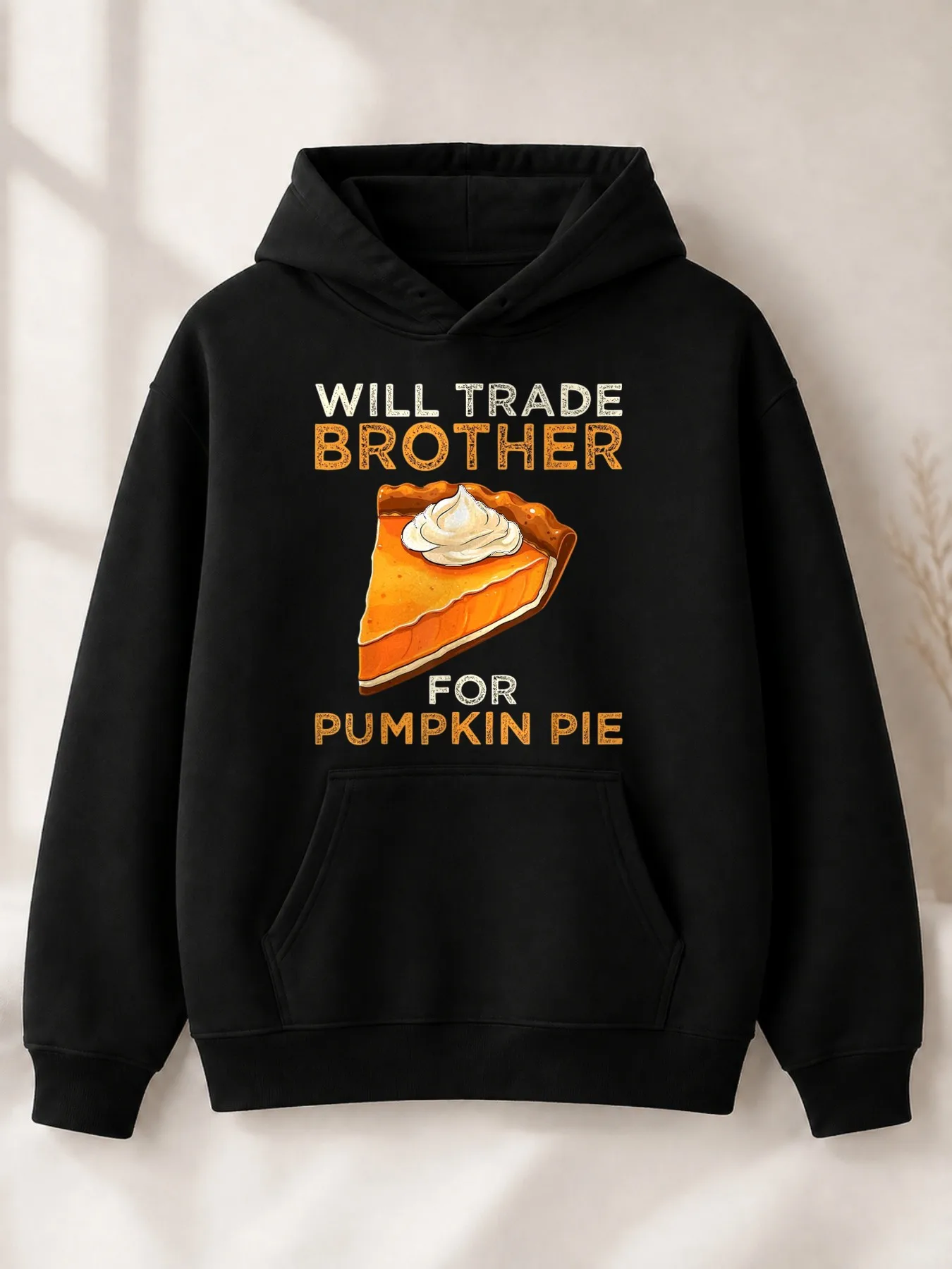 Fun Printed Men's Hoodie with the Text 