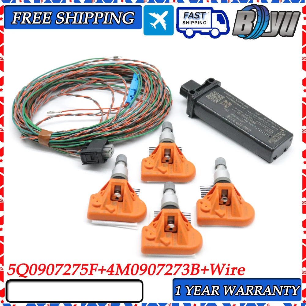 XUAN 5Q0907275F 4M0907273B TPMS Tire Pressure Sensor Monitoring System For Audi A3 A4 B9 Q2L Q3L A5 A6 A7 A8 Q7 Q8 Q5L 2018-