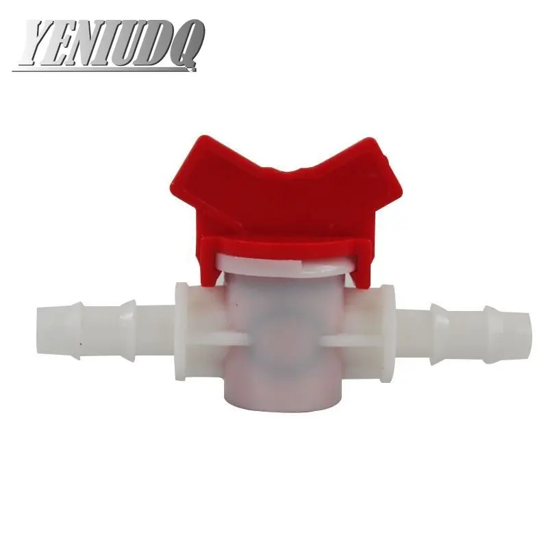 Plastic 4~25mm POM Ball Valve Drip Irrigation System Hose Pagoda Joint Aquarium Tank Air Pump Garden Water Connector Pipe Valve