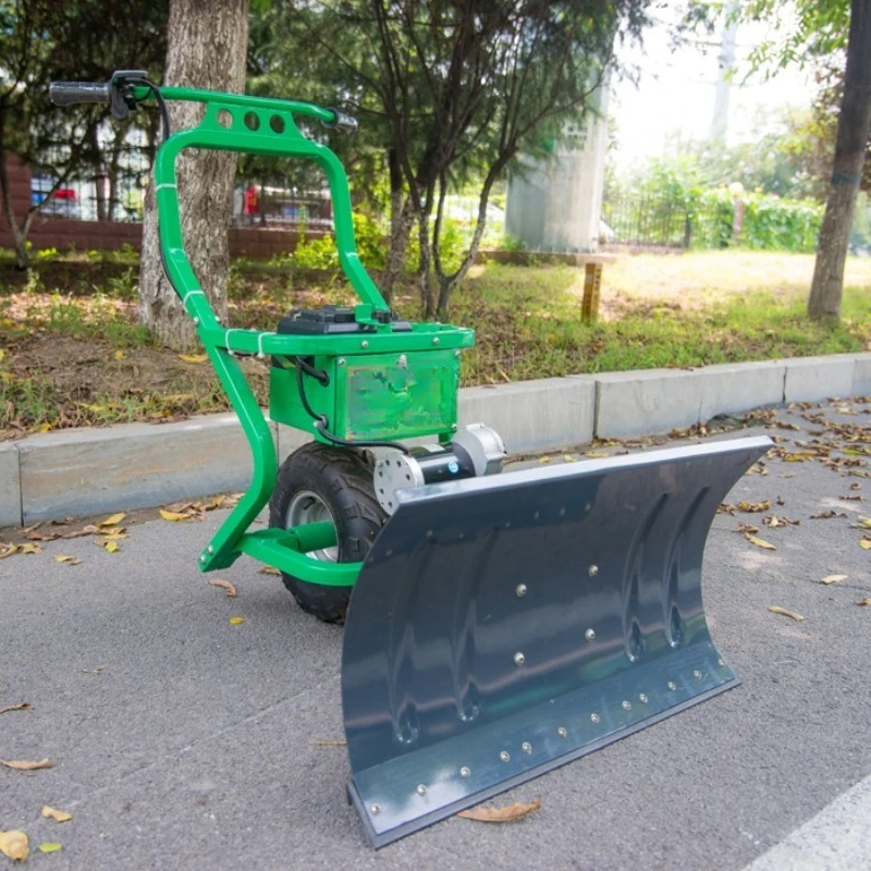 

Hot-selling road ice and snow electric forklift street snowplow winter hand-pushed portable snowplow