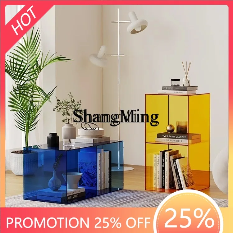 SM's new Acrylic Shelf Floor Storage Living Room Multi-layer Storage Cabinet Entrance Desktop Display Stand