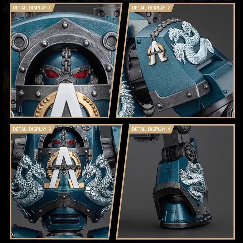 JOYTOY Warhammer 30K Legion Alfa Alpharius Primarch XX Legii Figurka Akcji 1/18 Model Dreadnought Contemptor Zabawka Prezent
