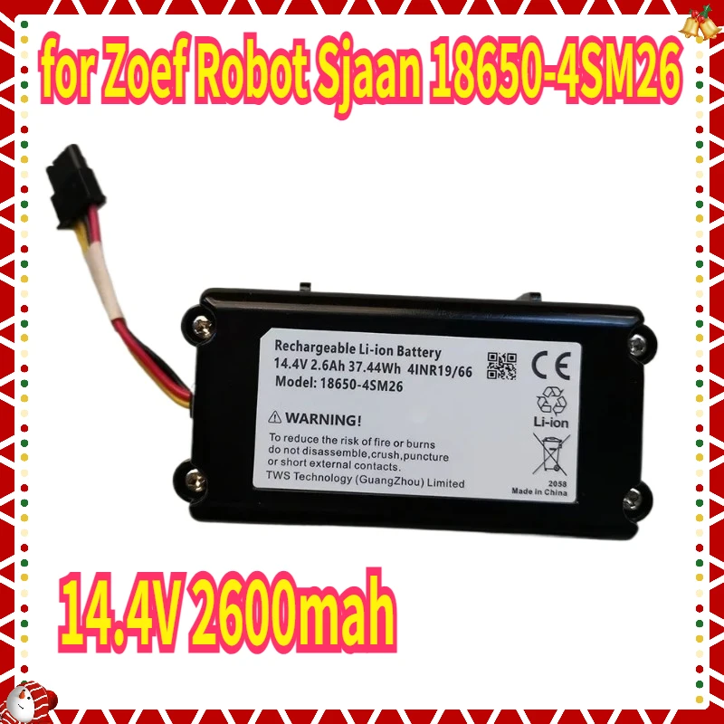 

New 18650-4SM26 2600mah battery for Zoef Robot Sjaan 14.4V