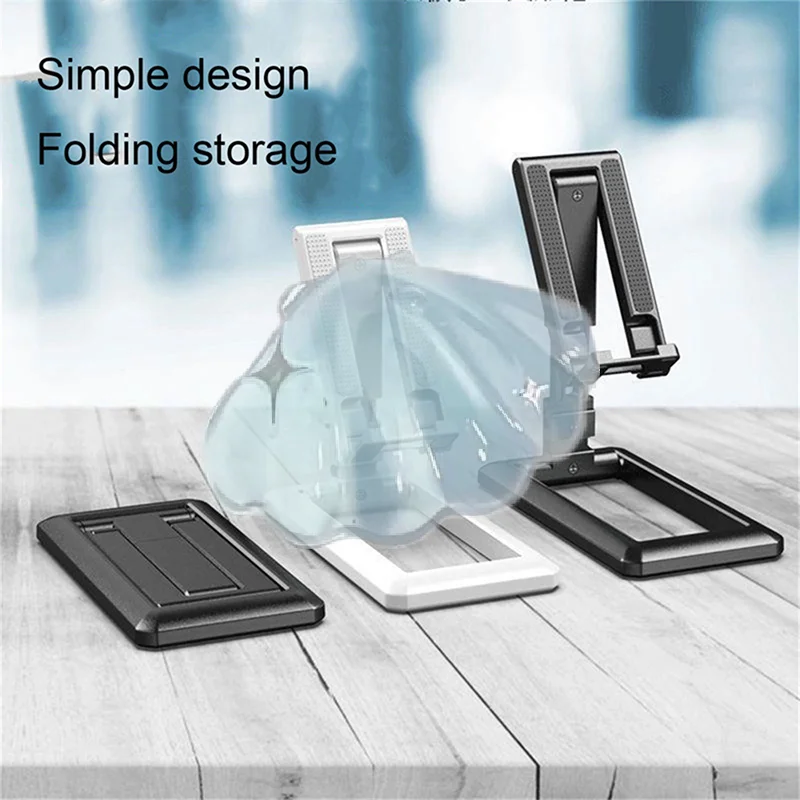 New Portable Tablet Mobile Phone Desktop Holder Desk Phone Stand Adjustable Desk Bracket Smartphone Stand