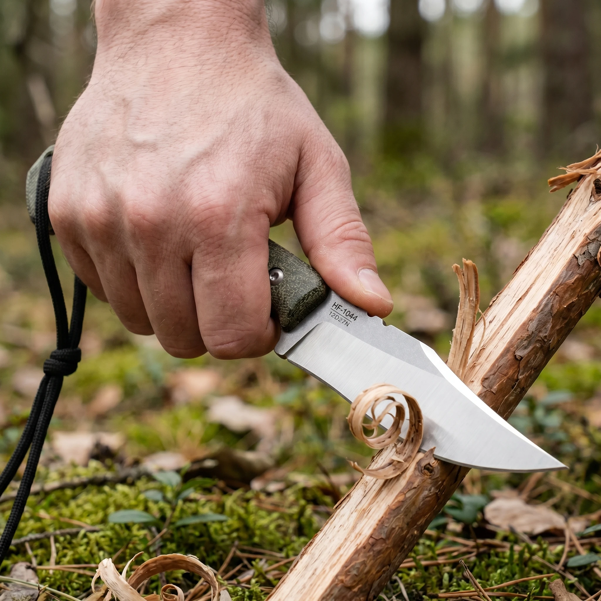 Multifunktionales Outdoor-Messer für den täglichen Gebrauch, einteilige integrierte Klinge, tragbares Werkzeug für Outdoor-Abenteuer und Gartenpflege. – Detail 2