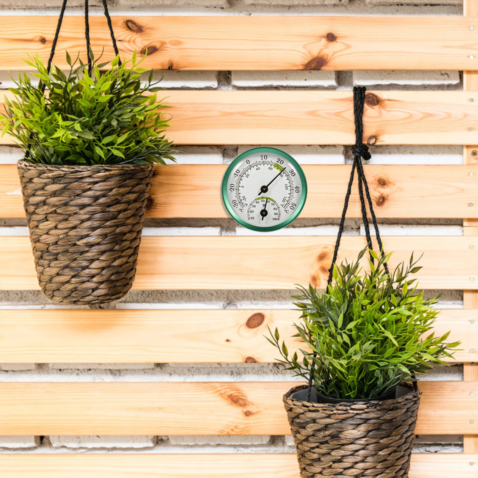 

Multifunctional Thermometer Hygrometer Indoor Outdoor Wall Mounted Accurate Temperature Humidity Monitor Exquisite Design Sauna