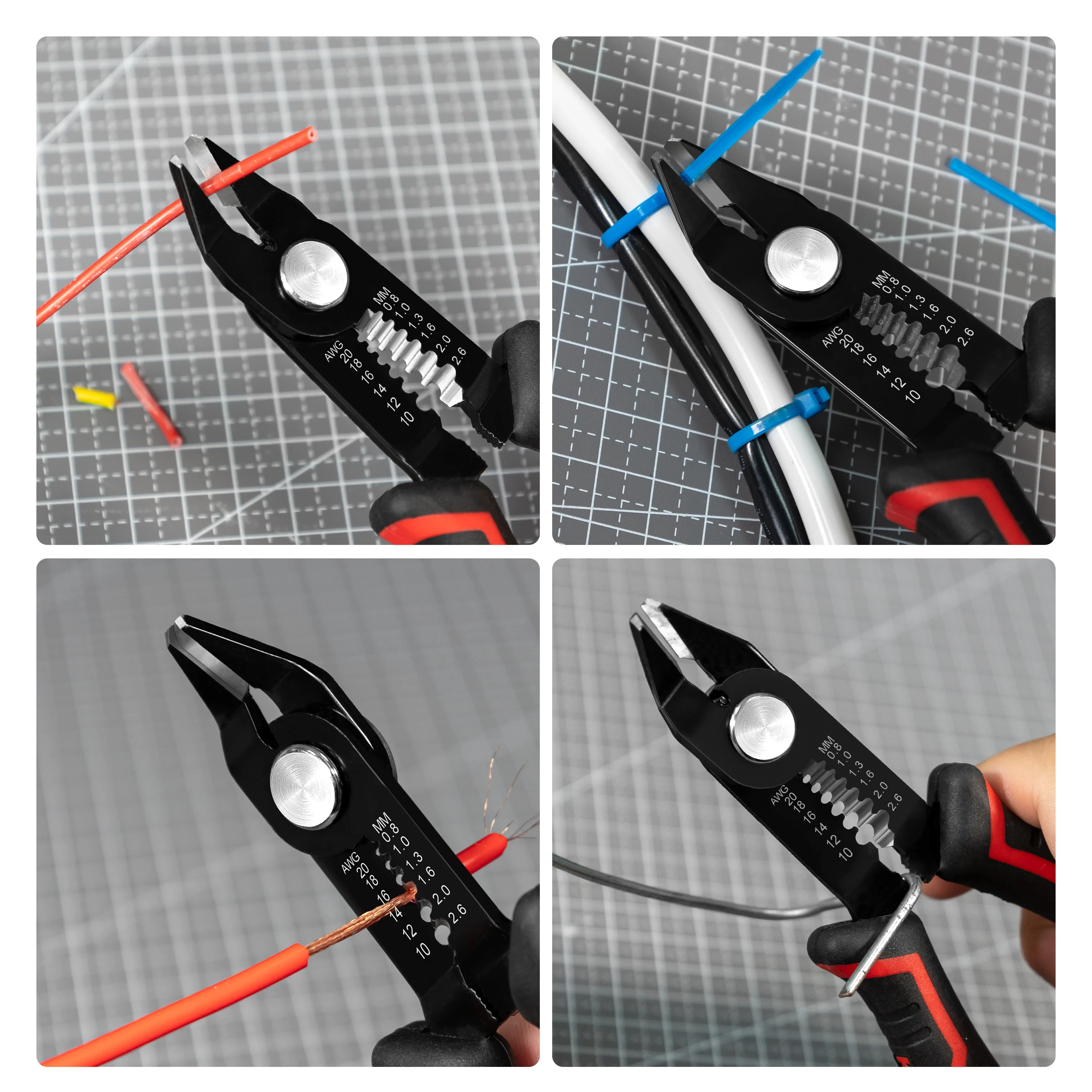 Multifunktionale Abisolierzange Zangen Werkzeuge Automatische Abisolieren Cutter Kabel Draht Crimpen Elektriker Reparatur Werkzeuge – Detail 4