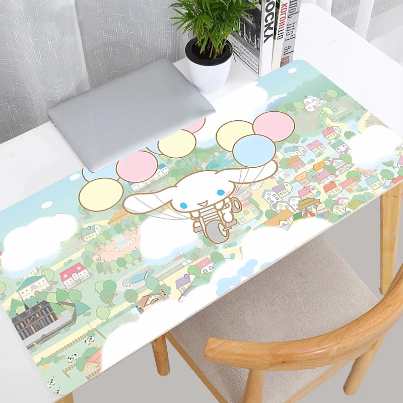 Alfombrilla de ratón para juegos Anime PC ordenador Cinnamoroll jugadores de deportes electrónicos alfombrilla de ratón de escritorio para CS GO Oficina portátil alfombrilla de ratón Kawaii