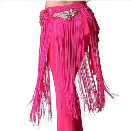 Belly Dance เครื่องแต่งกายอาวุโสเหรียญทองพู่ Belly Dance เข็มขัดผู้หญิง Belly Dance เครื่องแต่งกายผ้าพันคอสะโพก