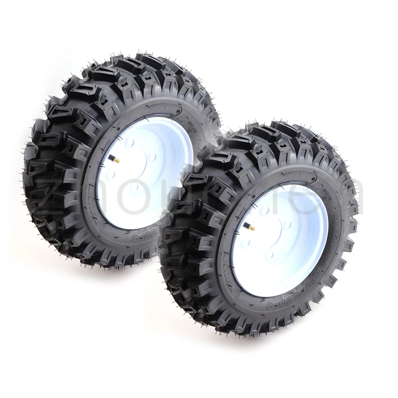 2PCS 16x6.50-8 snow wheel agricultural tire for 8 inch iron hub for snowplow Lawn Mower Farm Vehicle Tool Car Tire Parts