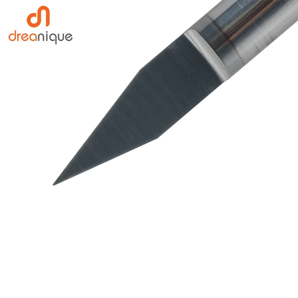 

1 шт./лот, твердосплавная гравировальная бита для печатных плат с плоским дном, 6 0,3 мм, 0,2 мм, 0,1 мм, фрезерный инструмент для латуни, стали, нержавеющей стали, немецкий стержень