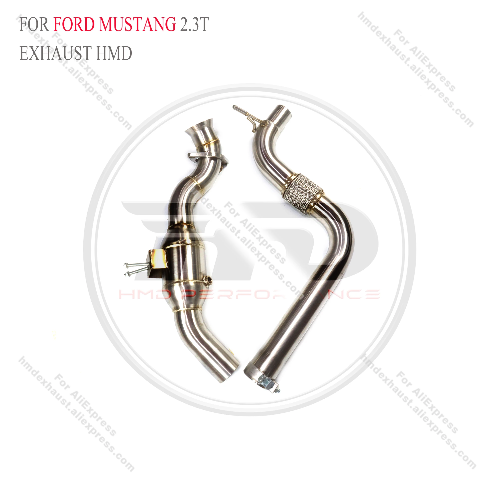 

Downpipe for Ford Mustang 2.3T Without Heat Shield HMD Exhaust System Performance Quality certification