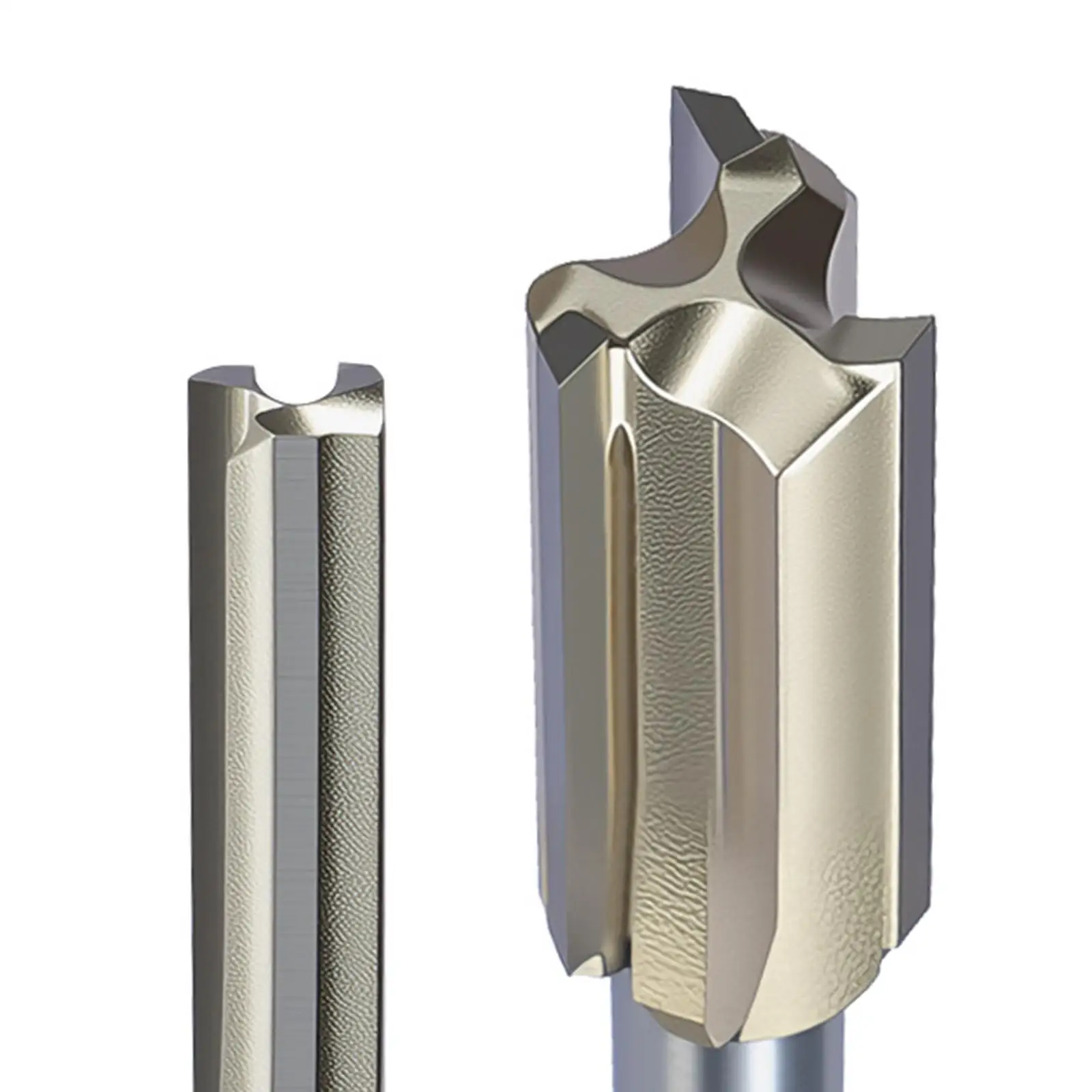 

Router Bit Alloy Steel Flute Straight Milling Cutter Woodworking Tool for Home DIY Grooving Trimming