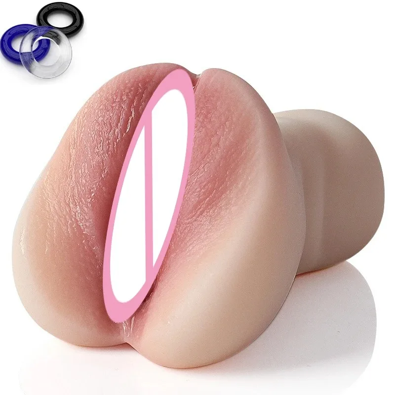 Vagina Artificial Realista, Copa de Masturbación, Masturbador Masculino con Succión, Vagina de Bolsillo Suave, Juguetes Sexuales para Hombres