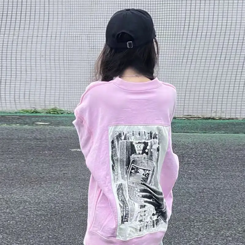 2022 CAVEMPT C. E hoodie patch high quality CAV EMPT Sweatshirts Men Women Washed Old Vintage CAV EMPT Pullover WY599
