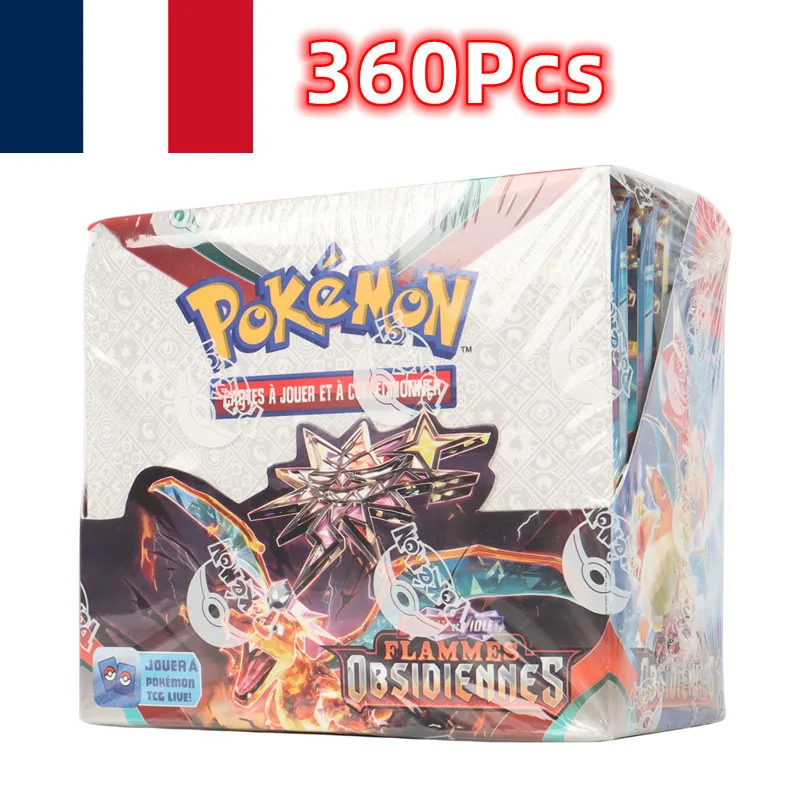 360Pcs French Pokémon TCG: Scarlet & Violet Obsidian Flames Booster Box Pokemon Cards 36 Pack Box