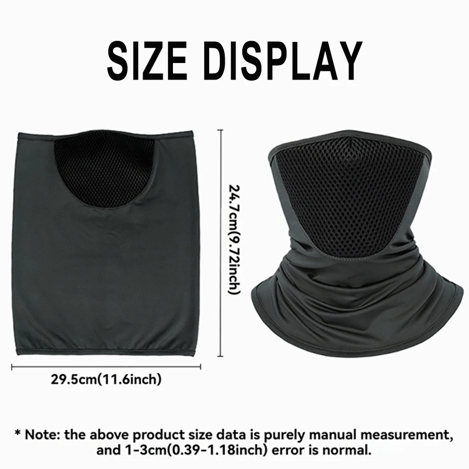 NOFOXO Summer UV Protection Face Mask Breathable Bandana  Outdoor Mens Hiking Cycling Mask Scarf Breathable Neck Gaiter Sport image 6