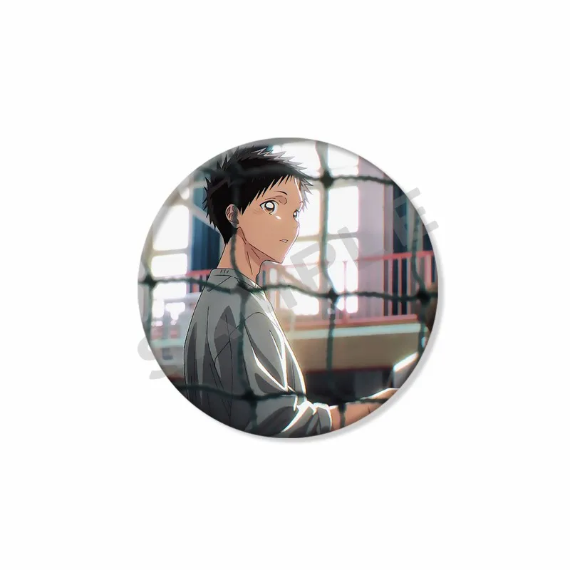 Anime Blue Box Ao No Hako Button Pins Cute Chinatsu Kano Hina Chono Taiki Inomata Cartoon Badge Pins Backpack Shirt Accessories