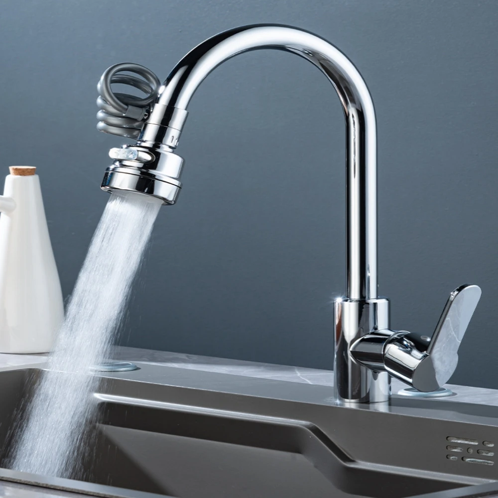 جديد صنبور المطبخ موسع سحب نوع العالمي مهوية الضغط ثلاثة طرق سبلاش برهان تمديد فوهة لحوض الحمام